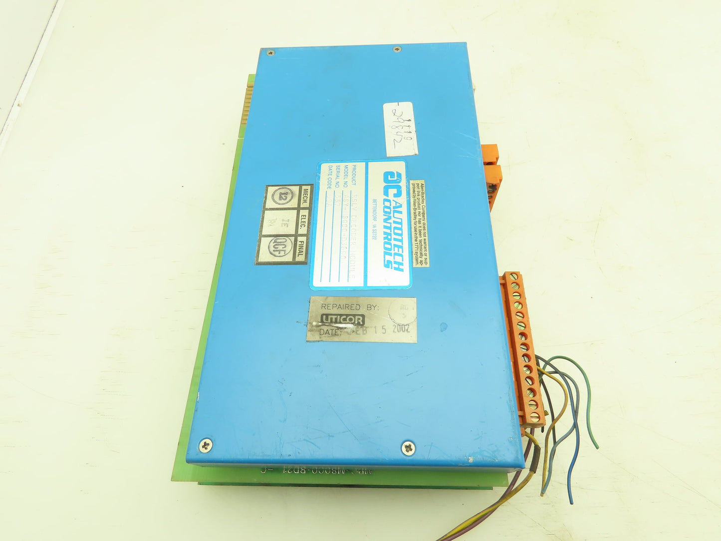 AC AutoTech Controls M8000-D3600 RSLV Resolver Decoder Input Module