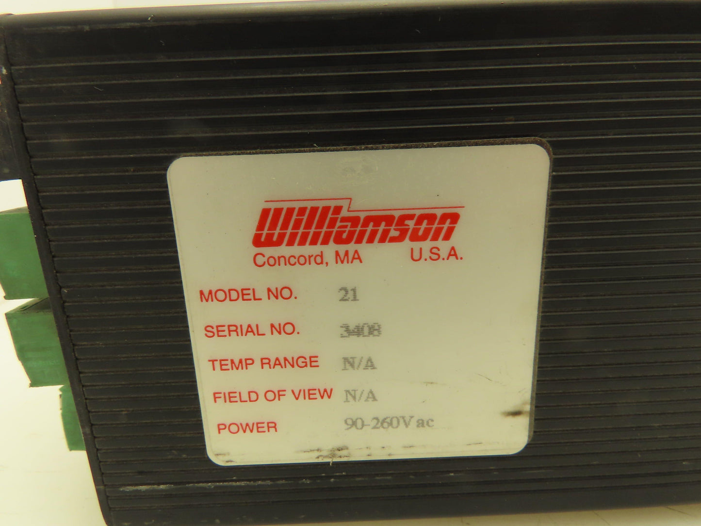 Williamson Model 21 Pro Series Temp Controller Interface Module 5-Digit LED