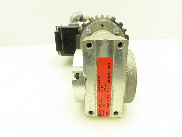 Rexroth 3842520723 Gearmotor Speed Reducer 7.3 Nm 12:1 Ratio 0.09kw 480V 3Ph