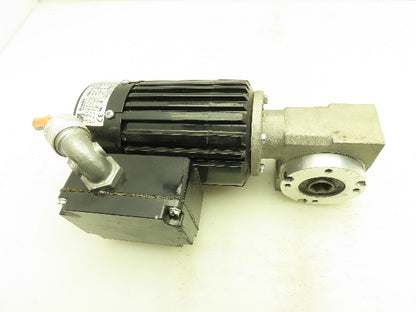 Rexroth 3842520723 Gearmotor Speed Reducer 7.3 Nm 12:1 Ratio 0.09kw 480V 3Ph