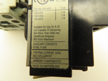 Allen Bradley 193-M-A15 Motor Starter Contactor Overload Heater 3Ph 0.1-0.15A