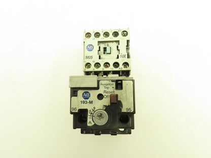 Allen Bradley 193-M-B90 Motor Starter Contactor Overload Heater 7.5-9A 3Ph 120V