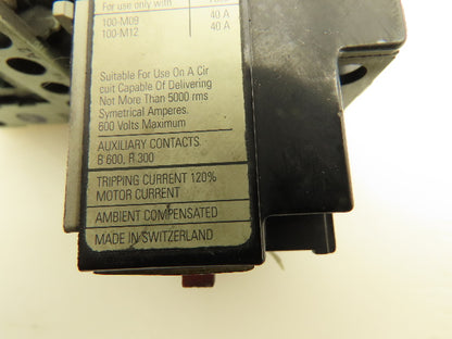 Allen Bradley 193-M-B90 Motor Starter Contactor Overload Heater 7.5-9A 3Ph 120V