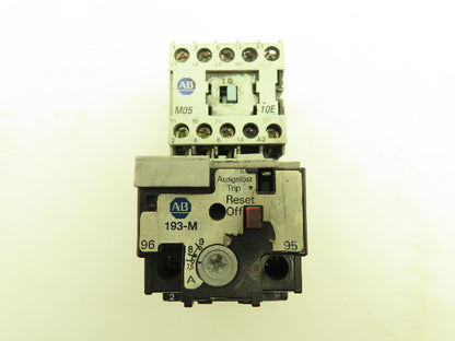 Allen Bradley 193-M-B90 Motor Starter Contactor Overload Heater 7.5-9A 3Ph 120V