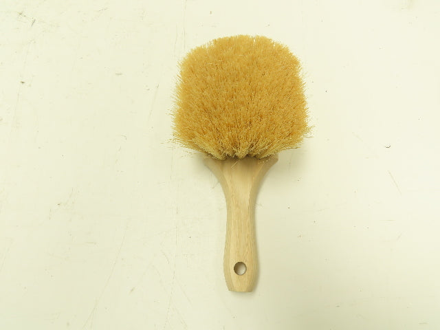 Osborn Pro 81018 Short Wood Handle Tampico Utility Scrub Brush  Box of 12