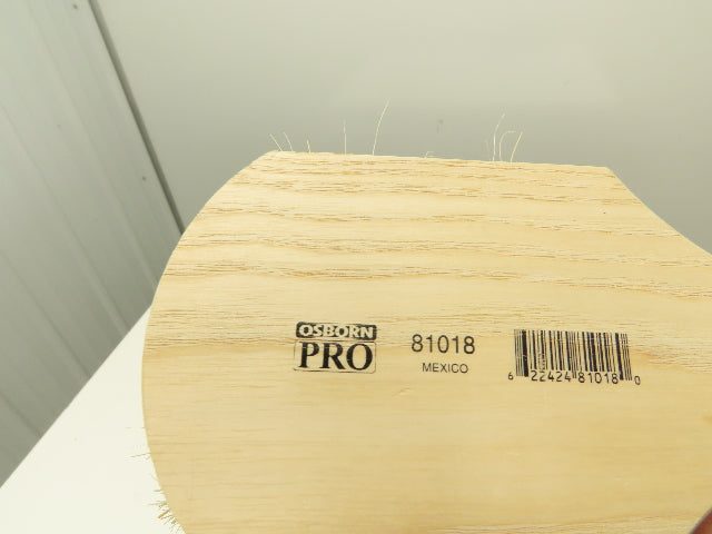 Osborn Pro 81018 Short Wood Handle Tampico Utility Scrub Brush  Box of 12