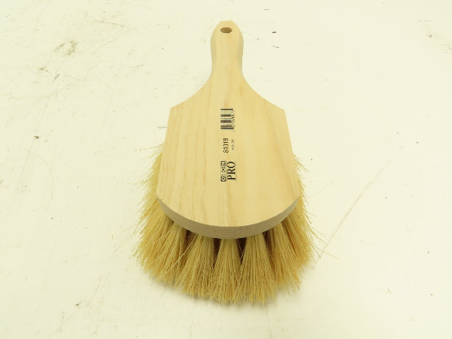 Osborn Pro 81018 Short Wood Handle Tampico Utility Scrub Brush  Box of 12