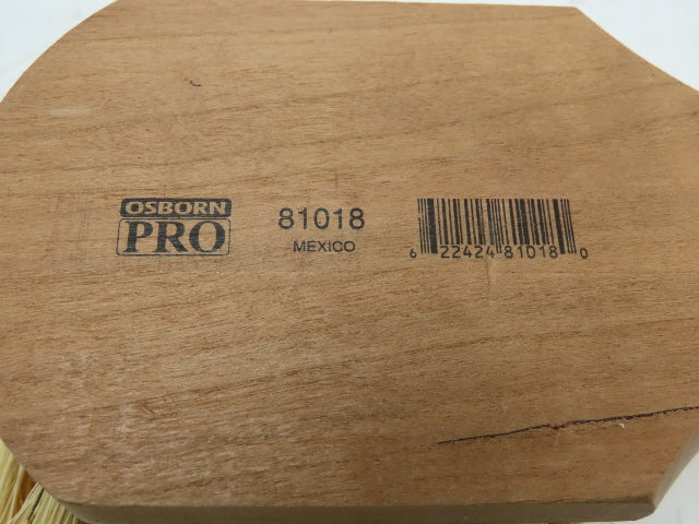 Osborn Pro 81018 Short Wood Handle Tampico Utility Scrub Brush  Lot of 6