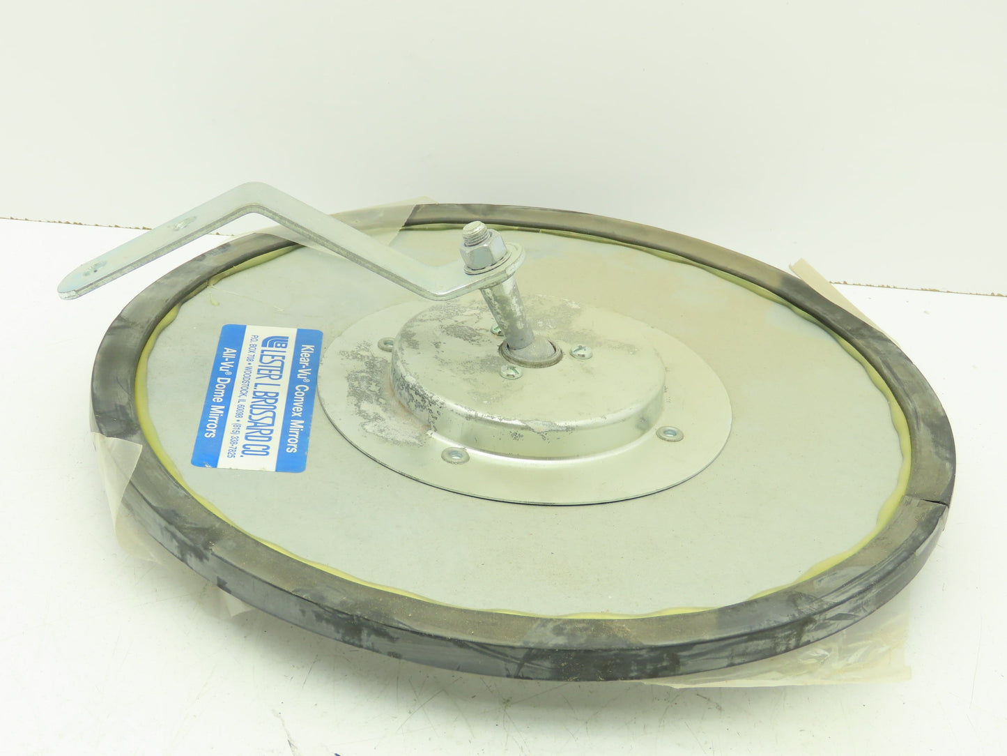 Lester Brossard P-120MR Klear-Vu Convex Safety Mirror 12" All-Vu Mirror 6AR72