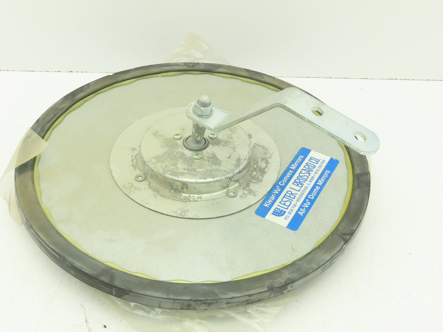 Lester Brossard P-120MR Klear-Vu Convex Safety Mirror 12" All-Vu Mirror 6AR72