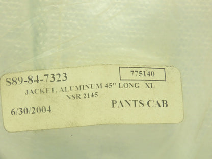 Steel Grip ATH 1136-45 Aluminum Jacket Extra Large 45" Long XL Coat