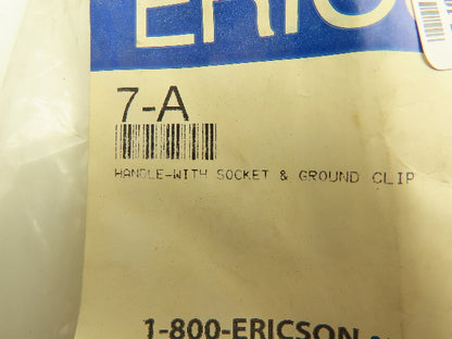 Ericson 7-A Handlamp Trouble Light Socket Ground Clip Large Cage Lot of 2