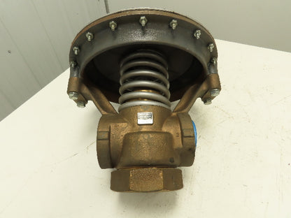 Sinclair Collins C244-9002 Brass Globe Valve 2 Way 200 PSI 2" NPT NO