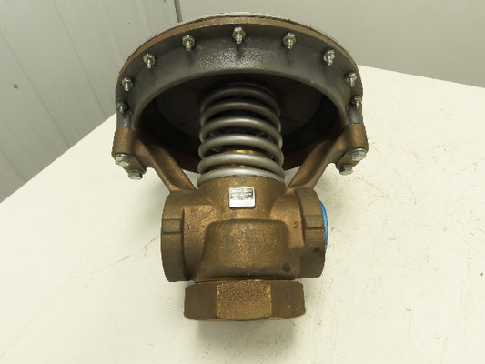 Sinclair Collins C244-9002 Brass Globe Valve 2 Way 200 PSI 2" NPT NO