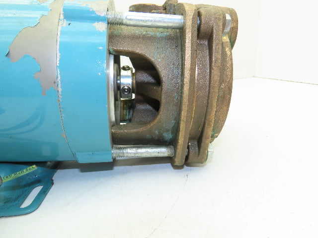Bluffton 5034 Bronze Centrifugal Coolant Pump 1" NPT 1/2 HP 3450 RPM 3Ph Motor