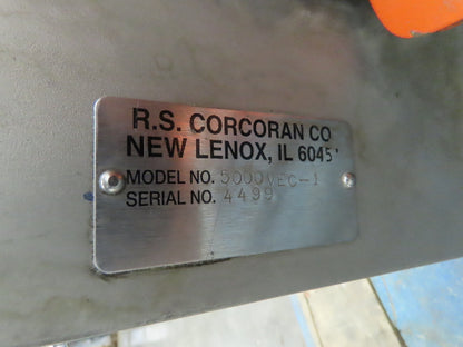 RS Corcoran 5000VEC-1 Vertical Sump Centrifugal Pump 2"x1" 20 GPM 5Hp 460V 316SS