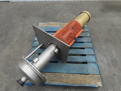 RS Corcoran 5000VEC-1 Vertical Sump Centrifugal Pump 2"x1" 20 GPM 5Hp 460V 316SS