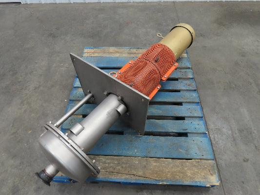 RS Corcoran 5000VEC-1 Vertical Sump Centrifugal Pump 2"x1" 20 GPM 5Hp 460V 316SS