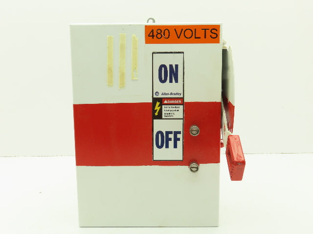 Allen Bradley 1494H-BF3N Safety Disconnect Enclosure 30A 600V Modified