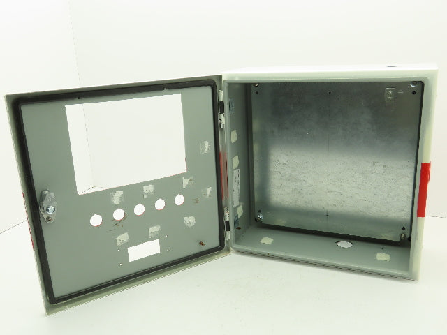 Hoffman CSD16166 Electrical Enclosure 16x16x6" Wall Mount Backplate Knockout