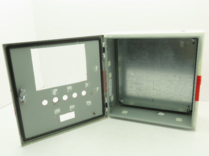 Hoffman CSD16166 Electrical Enclosure 16x16x6" Wall Mount Backplate Knockout