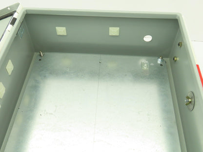 Hoffman CSD16166 Electrical Enclosure 16x16x6" Wall Mount Backplate Knockout