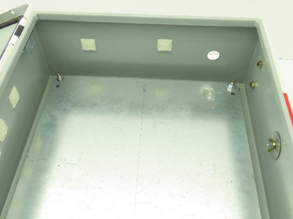 Hoffman CSD16166 Electrical Enclosure 16x16x6" Wall Mount Backplate Knockout