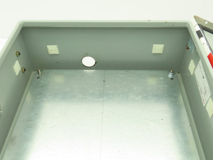Hoffman CSD16166 Electrical Enclosure 16x16x6" Wall Mount Backplate Knockout