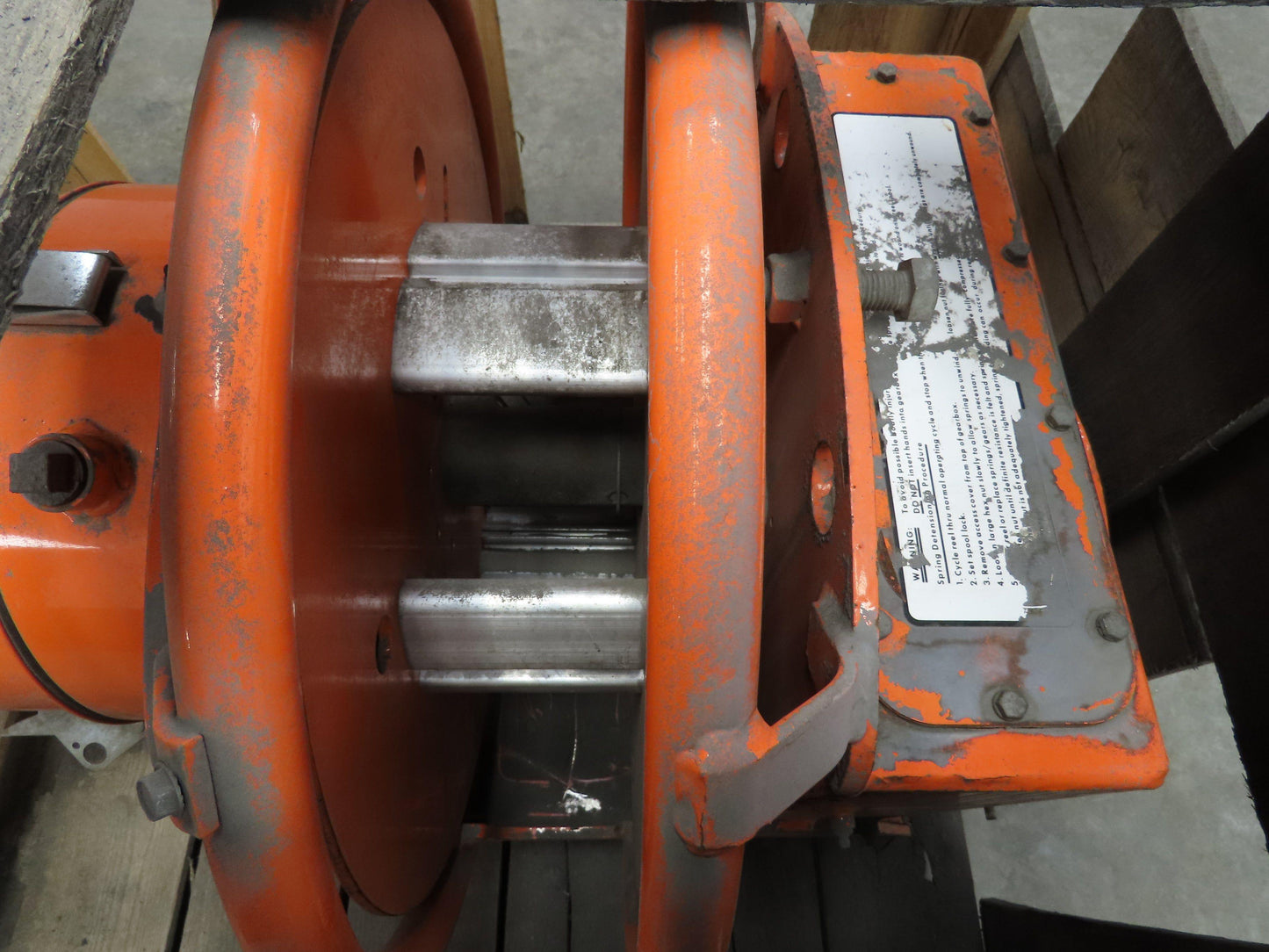 Gleason SM211001-220-12-P-1 Cord Reel 600 VOLT 200 AMP 60' of 8/2 Cable 150 FPM