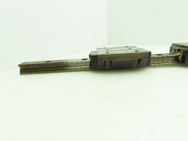 INA KWVE-20 Linear Guide Rail Caged Ball Bearing 2-Block Unit 450mm 17.75"