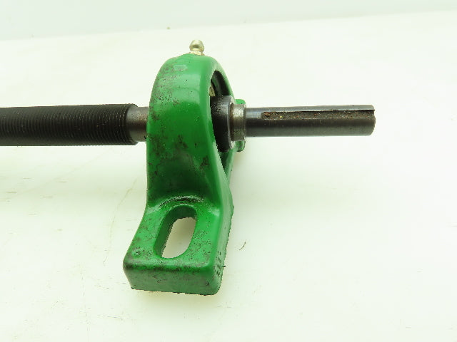 Manual Linear Guide Bearing Block Ball Screw 3/4" Dia 21"L
