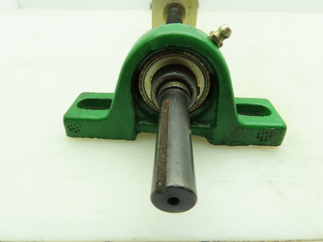 Manual Linear Guide Bearing Block Ball Screw 3/4" Dia 21"L