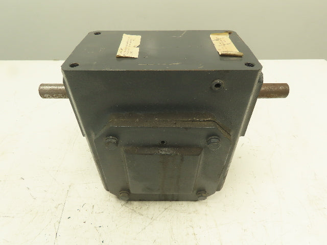 Morse 325UR20 Worm Gear Speed Reducer 20:1 Ratio 3.7Hp 87 RPM L/R Dual Input