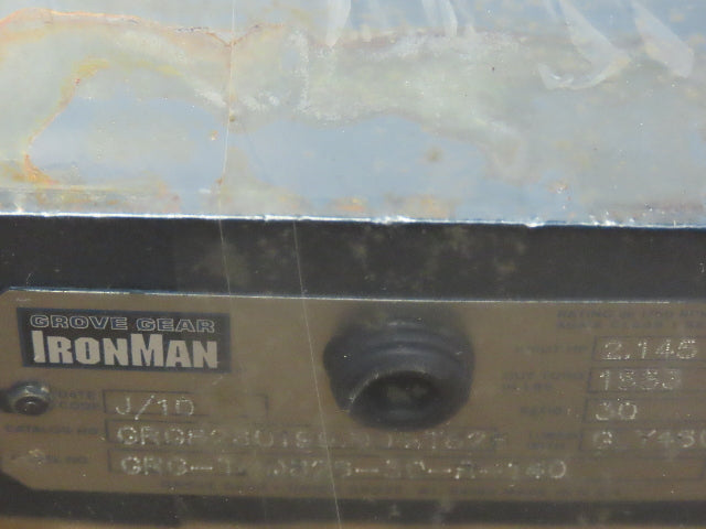 Grove Gear GRG-TMQ826-30-R-140 Speed Reducer Gearbox 30:1 2Hp 58RPM RH 140TC