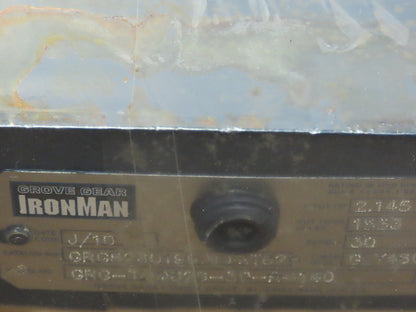 Grove Gear GRG-TMQ826-30-R-140 Speed Reducer Gearbox 30:1 2Hp 58RPM RH 140TC