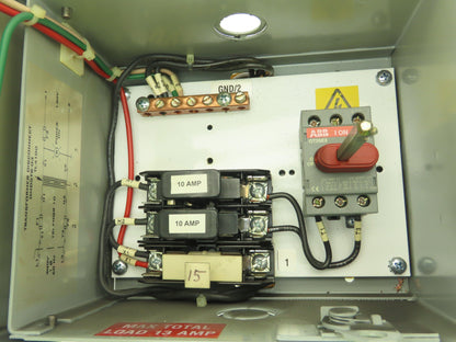 Daykin OMDGTB-03 Step-Down Transformer 1500VA 480V To 120V Disconnect