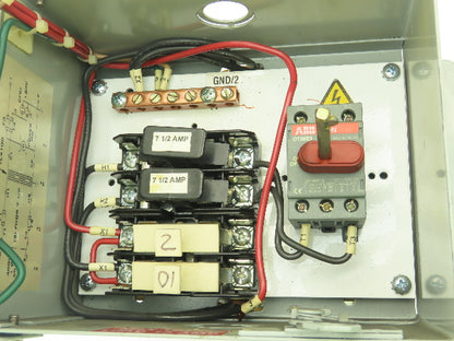 Daykin OMDGTA-03 Step-Down Transformer 1500VA 480V To 120V GFI Outlet Disconnect