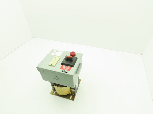 Daykin OMDGTA-03 Step-Down Transformer 1500VA 480V To 120V GFI Outlet Disconnect