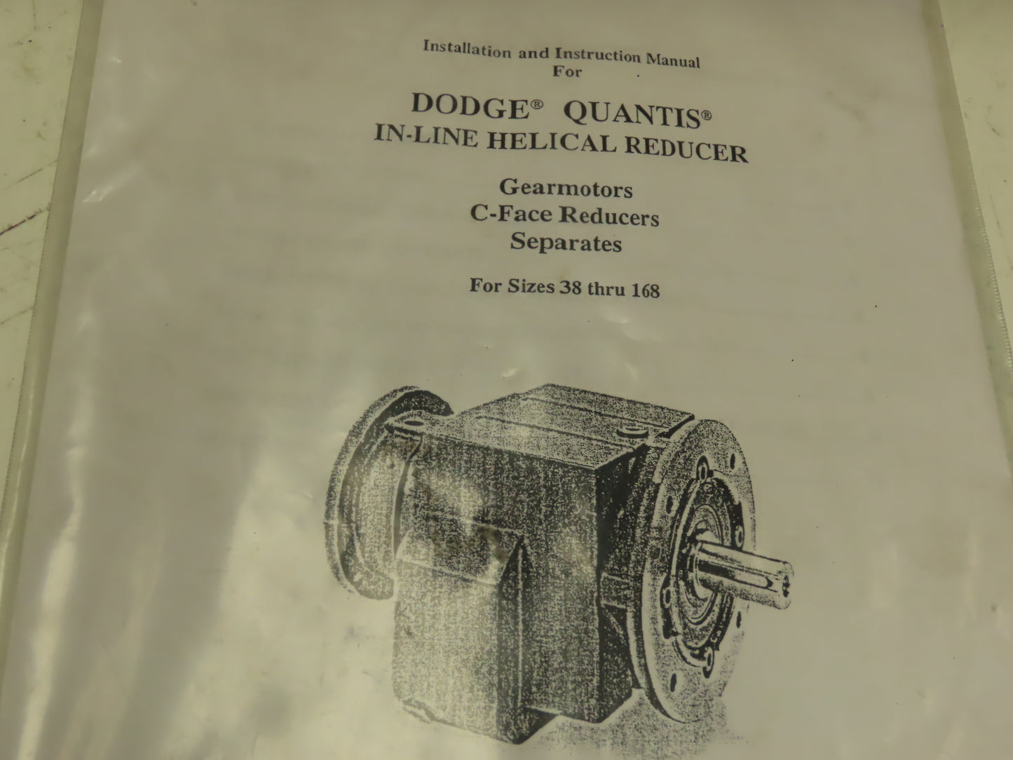 Dodge Quantis In-Line Helical Gear Reducer 17:1 Ratio 10Hp 101RPM 6442 In-Lb