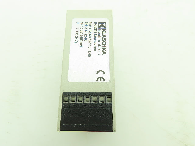 Klaschka IWAS 1/511 Electronic Speed Monitor Controller 24 VDC