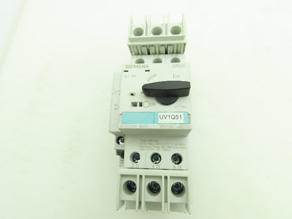 Siemens 3RV1821-4BD10 Circuit Breaker 3Ph 20A 480V Din Rail Mount