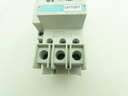 Siemens 3RV1821-4BD10 Circuit Breaker 3Ph 20A 480V Din Rail Mount