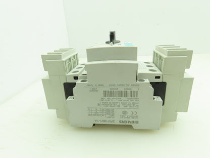 Siemens 3RV1821-4BD10 Circuit Breaker 3Ph 20A 480V Din Rail Mount