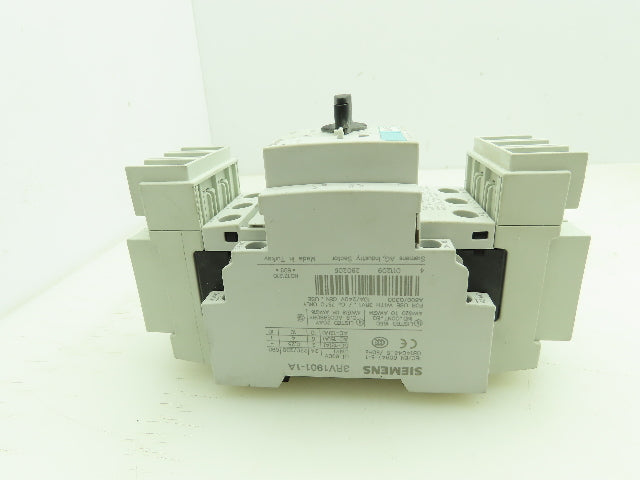 Siemens 3RV1821-4BD10 Circuit Breaker 3Ph 20A 480V Din Rail Mount