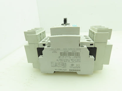 Siemens 3RV1821-4BD10 Circuit Breaker 3Ph 20A 480V Din Rail Mount