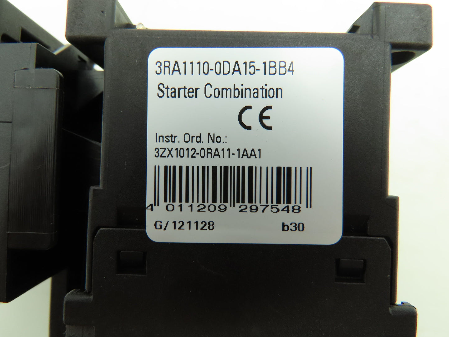 Siemens 3RV1011-0DA10 Motor Starter Contactor Breaker Setup 600V 3Ph 24V Coil