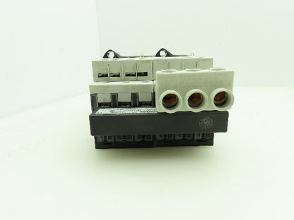 Siemens 3RV1011-0DA10 Motor Starter Contactor Breaker Setup 600V 3Ph 24V Coil