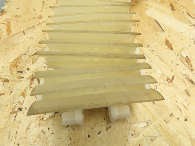 POM Side-Flexing Plastic Rubber Top Conveyor Chain 3" x 30'