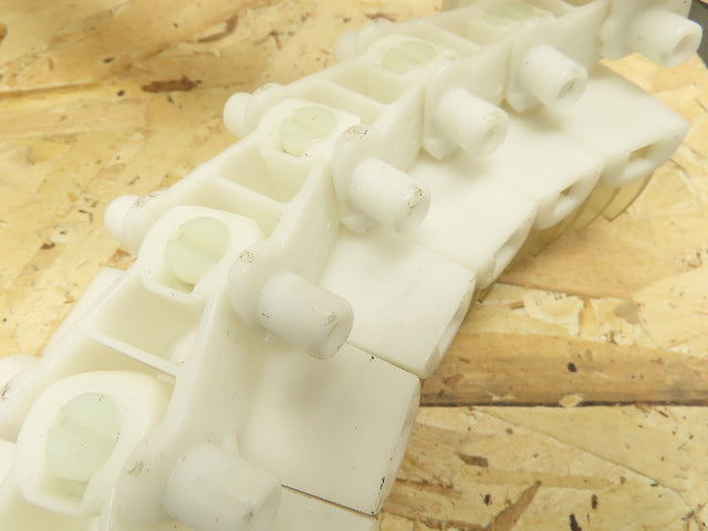 POM Side-Flexing Plastic Rubber Top Conveyor Chain 3" x 30'