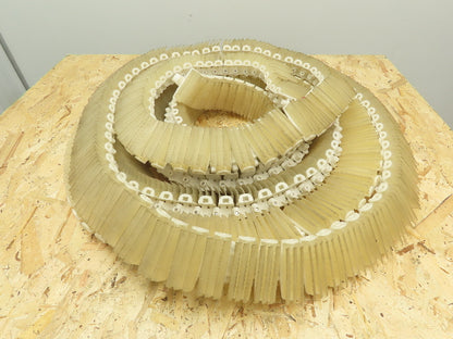 POM Side-Flexing Plastic Rubber Top Conveyor Chain 3" x 30'